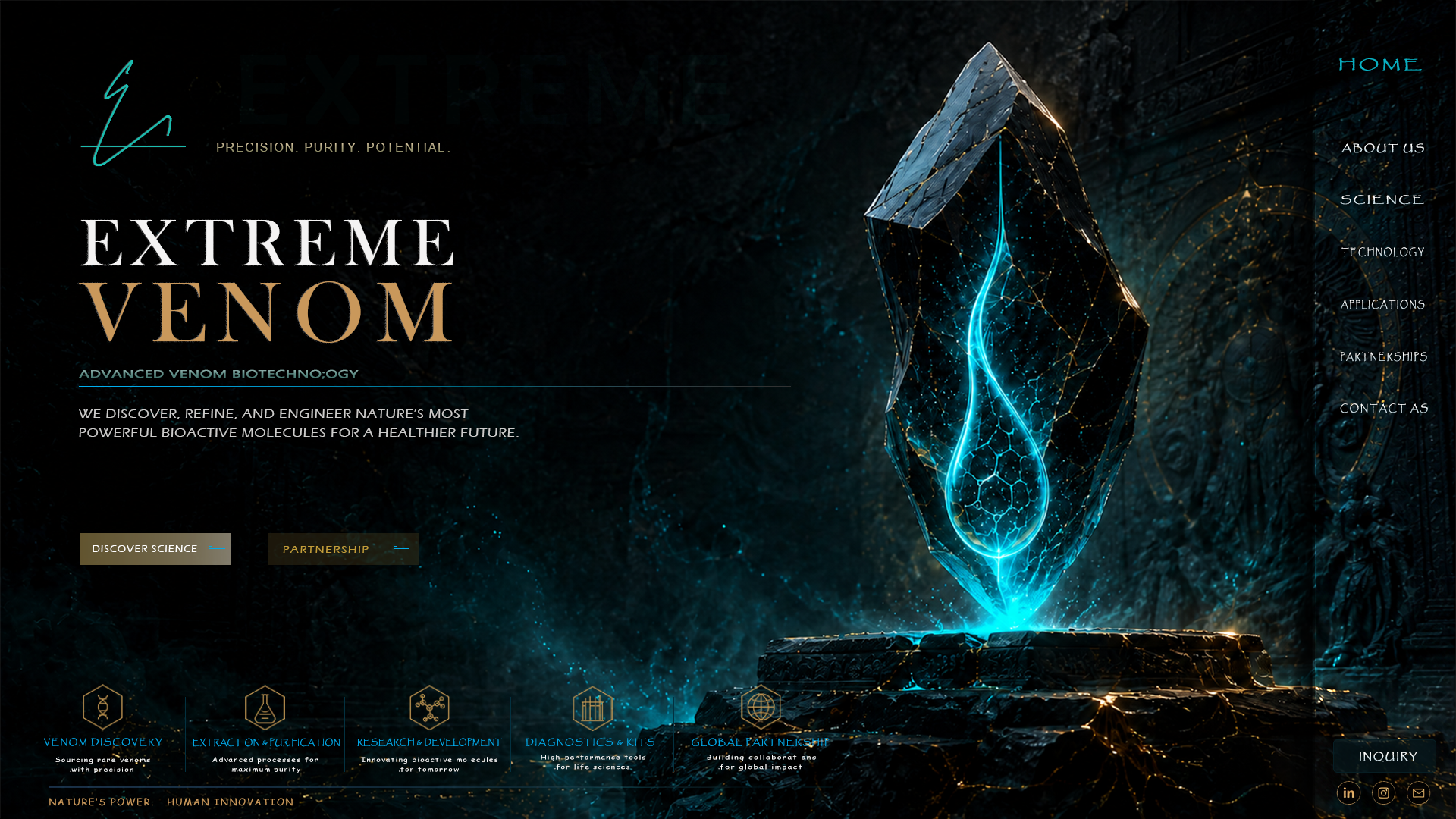 Extreme Venom advanced venom biotechnology